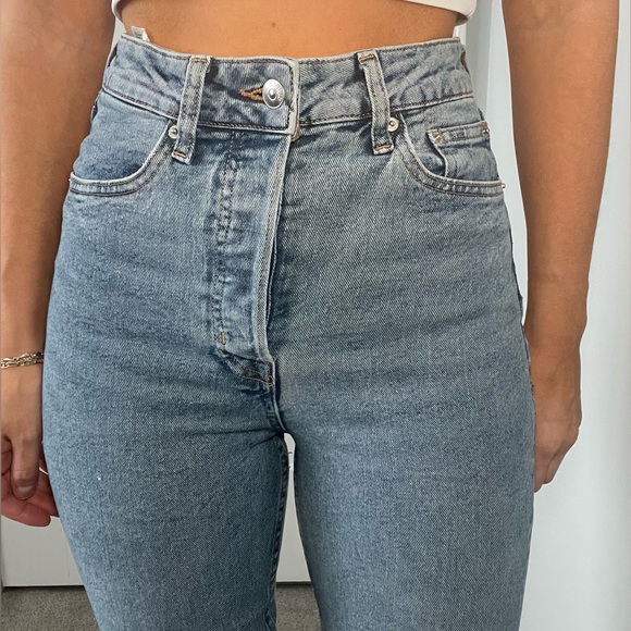 ultra high waist straight jean - Picture 3 of 6